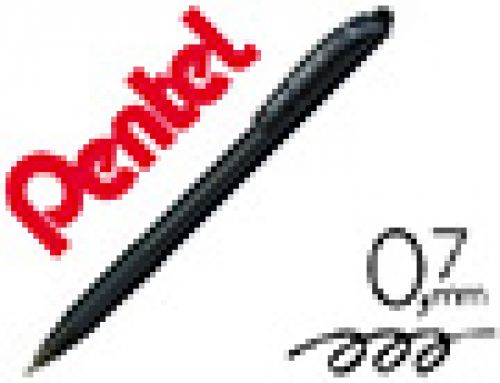 Esferografica pentel retratil bx417 cor preta , Pentel , 900769 , 0884851028976